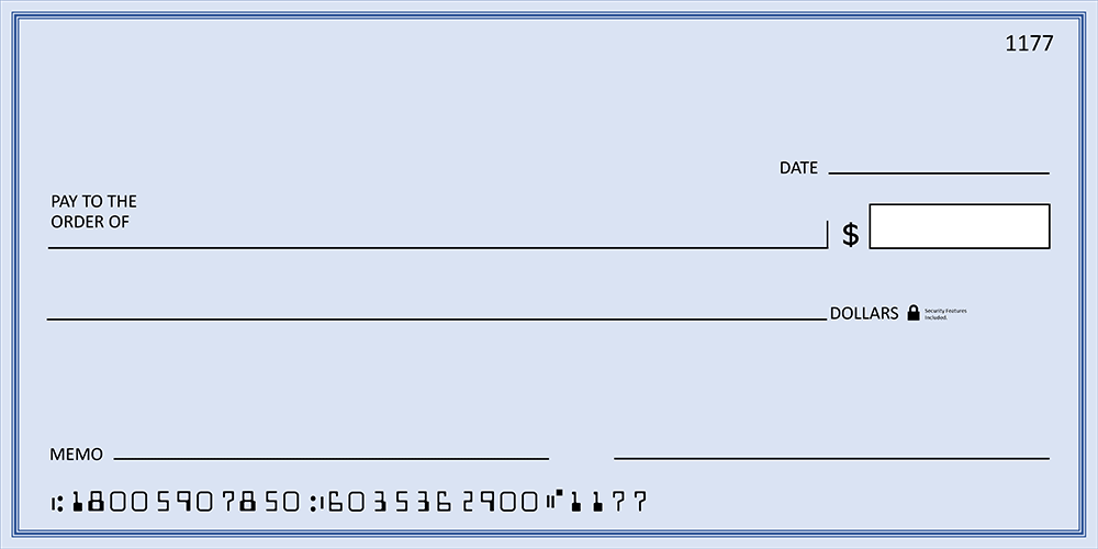 Large Blank Cheque Template Blank Templates Ideas